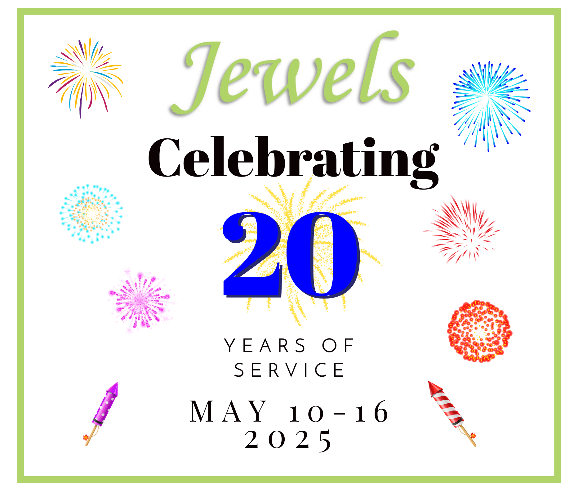 Jewels 20th FB